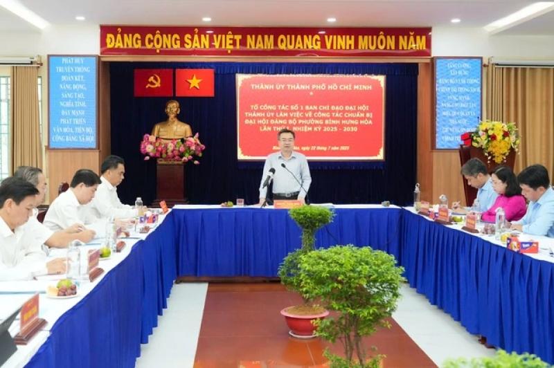 Ông Nguyễn Thanh Nghị đề nghị phường Bình Hưng Hòa quản lý nghiêm trật tự xây dựng - Ảnh 1.
