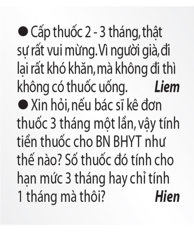 Kê đơn thuốc ngọai trú trên 30 ngày: Lợi ích cho bệnh nhân và giảm chi phí - Ảnh 2.