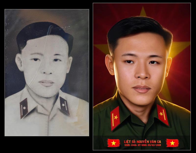 Người trẻ và tấm lòng phục dựng ảnh liệt sĩ miễn phí từ anh Lê Thế Thắng - Ảnh 4. Người trẻ và tấm lòng phục dựng ảnh liệt sĩ miễn phí từ anh Lê Thế Thắng - Ảnh 4.
