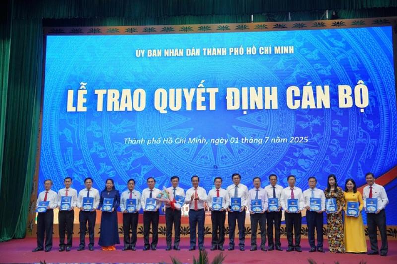 Ban giám đốc Sở Nông nghiệp - Môi trường TP.HCM sau sáp nhập- Ảnh 1.