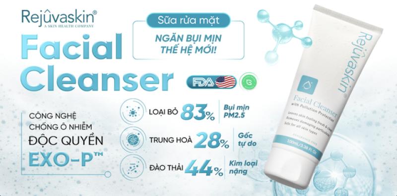 Sữa rửa mặt tiên phong với công nghệ hỗ trợ làm sạch bụi mịn PM2.5- Ảnh 1. Sữa rửa mặt tiên phong với công nghệ hỗ trợ làm sạch bụi mịn PM2.5- Ảnh 1.