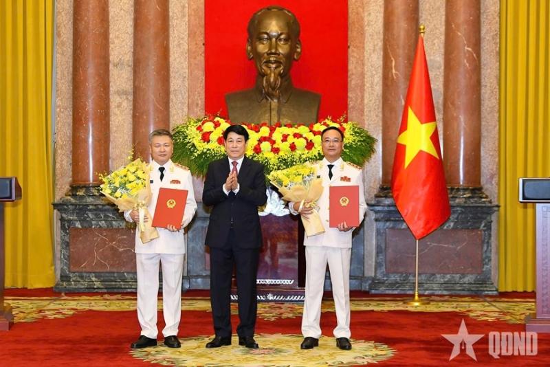 Thượng tướng Trịnh Văn Quyết được thăng quân hàm đại tướng - Ảnh 2.