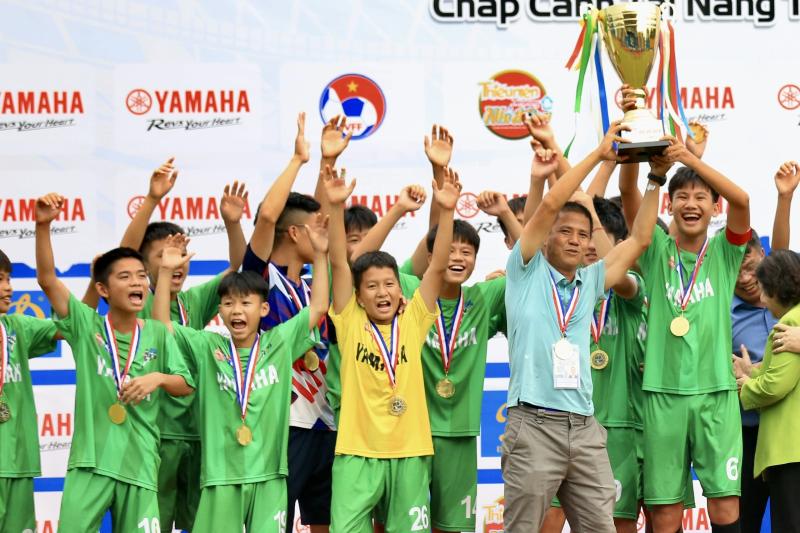 Thắng nghẹt thở SLNA, U.13 Nam Định lần đầu vô địch giải U.13 quốc gia- Ảnh 1. Thắng nghẹt thở SLNA, U.13 Nam Định lần đầu vô địch giải U.13 quốc gia- Ảnh 1.