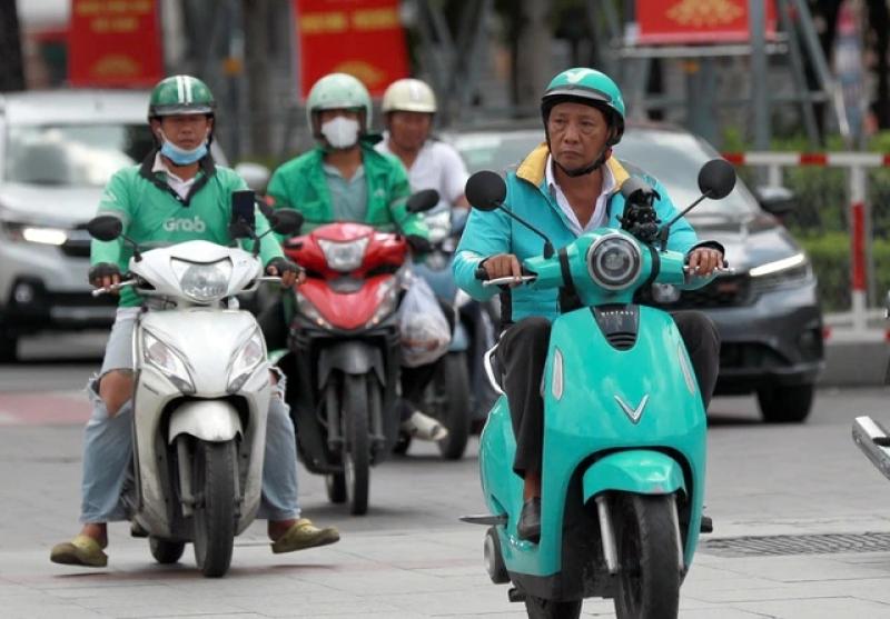 Từ 2026, chỉ xe điện mới được chạy xe công nghệ và giao hàng tại TP.HCM- Ảnh 2. Từ 2026, chỉ xe điện mới được chạy xe công nghệ và giao hàng tại TP.HCM- Ảnh 2.