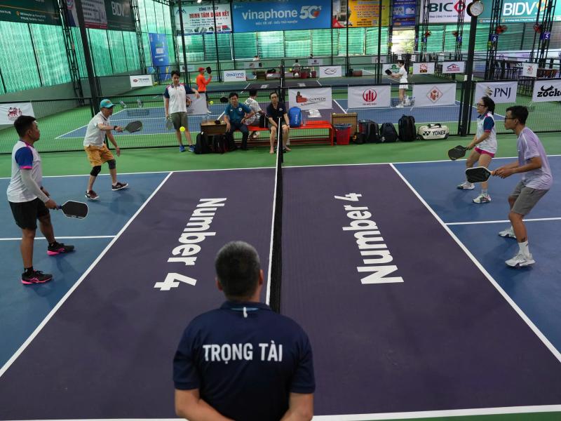Tranh tài sôi nổi tại giải pickleball tranh cúp DICERA - Ảnh 7.