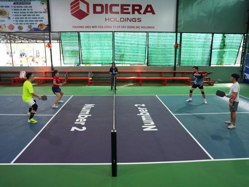 Tranh tài sôi nổi tại giải pickleball tranh cúp DICERA - Ảnh 6.