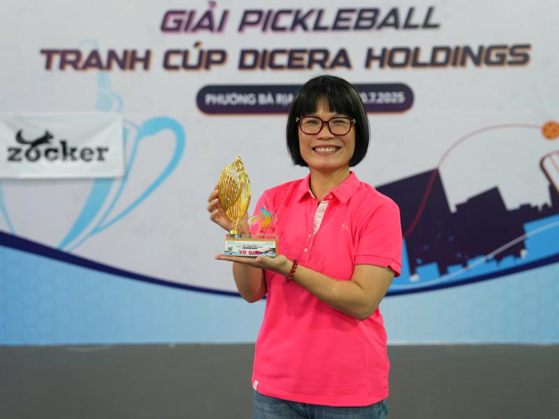 Tranh tài sôi nổi tại giải pickleball tranh cúp DICERA - Ảnh 12.