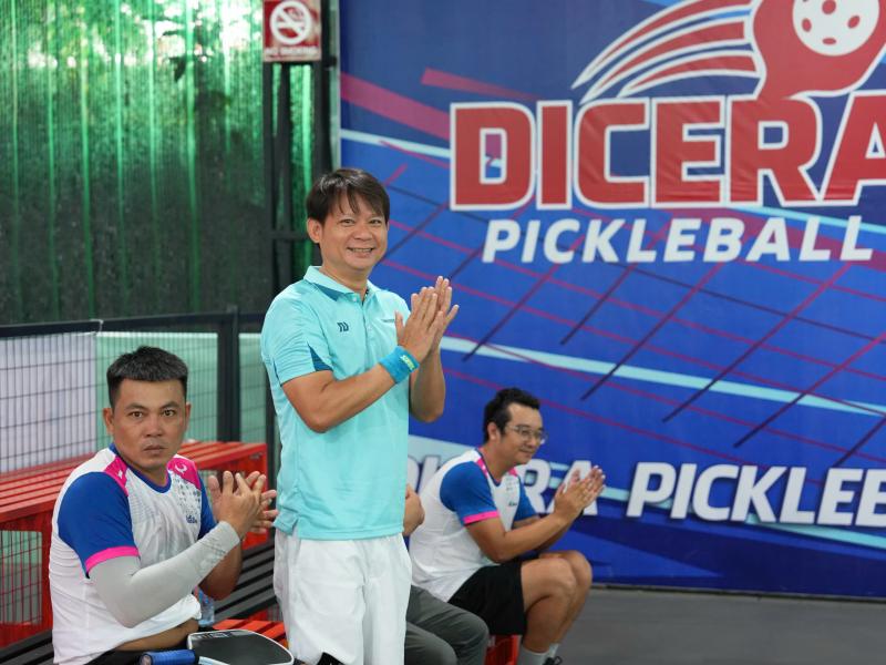 Tranh tài sôi nổi tại giải pickleball tranh cúp DICERA - Ảnh 4.