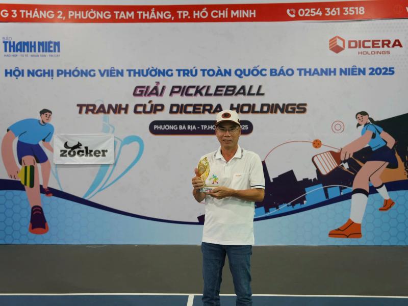 Tranh tài sôi nổi tại giải pickleball tranh cúp DICERA - Ảnh 13.