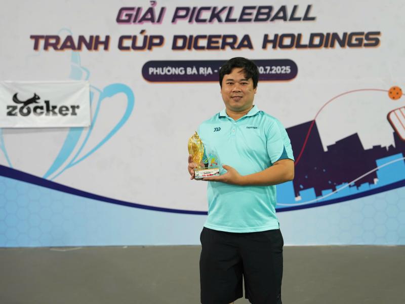 Tranh tài sôi nổi tại giải pickleball tranh cúp DICERA - Ảnh 14.