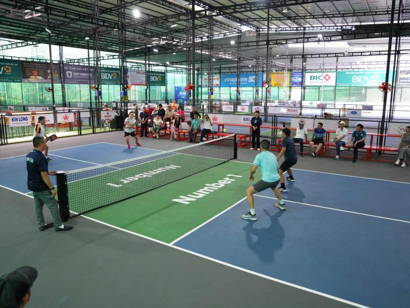 Tranh tài sôi nổi tại giải pickleball tranh cúp DICERA - Ảnh 9.