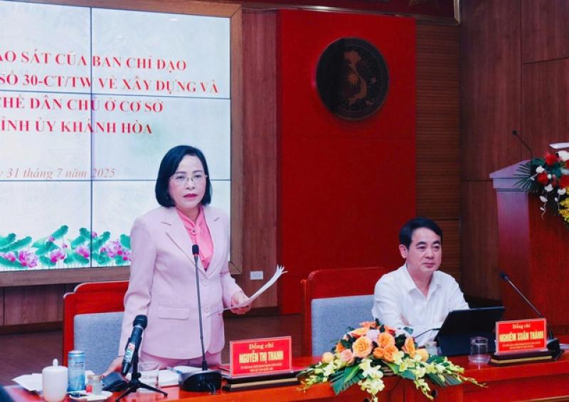 Phó chủ tịch Quốc hội đánh giá cao việc Khánh Hòa đánh giá cán bộ bằng KPI - Ảnh 1.