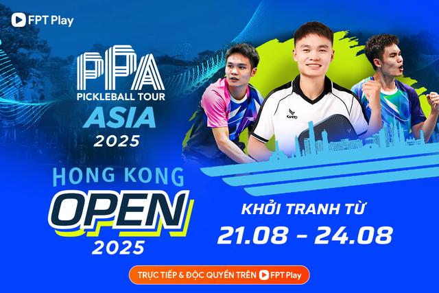 FPT Play phát độc quyền PPA Pickleball Tour Asia 2025, khán giả Việt Nam thích thú- Ảnh 1.