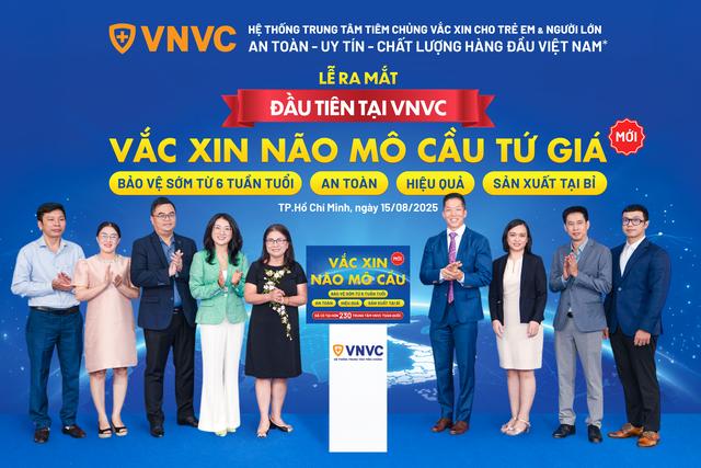 VNVC ra mắt vắc xin phòng não mô cầu cho trẻ từ 6 tuần tuổi - Ảnh 1.