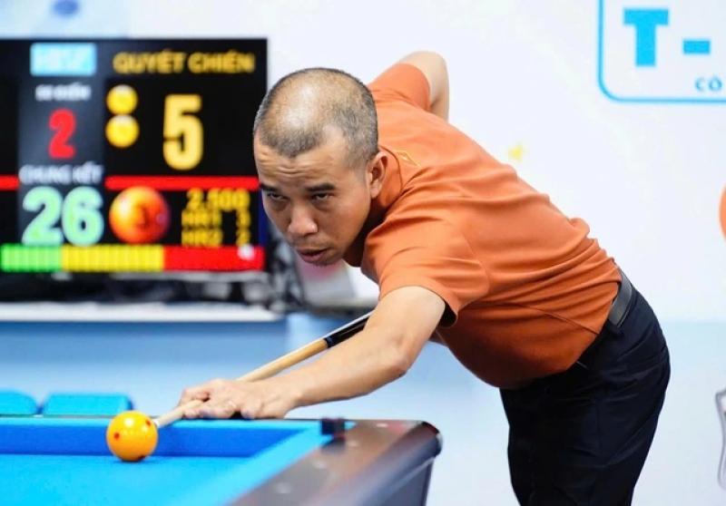 Trần Quyết Chiến chinh phục huy chương billiards danh giá- Ảnh 1. Trần Quyết Chiến chinh phục huy chương billiards danh giá- Ảnh 1.