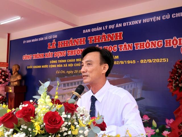 Khánh thành Trường Tiểu học Tân Thông Hội hơn 110 tỉ đồng tại Củ Chi - Ảnh 1.