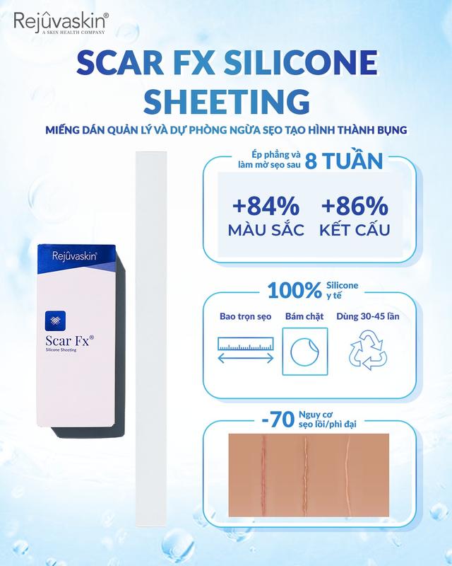 Trợ thủ ngày hậu phẫu – sẹo nhanh lành, nhanh hồi phục với RejuvaSil và Scar FX- Ảnh 3.