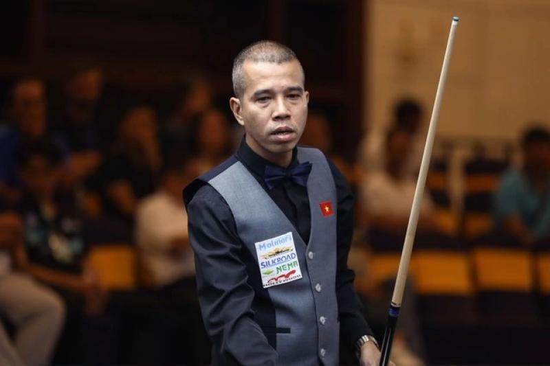 Billiards: Trần Quyết Chiến bất ngờ tung sê-ri, bất phân thắng bại với 'vua thời gian' - Ảnh 1.