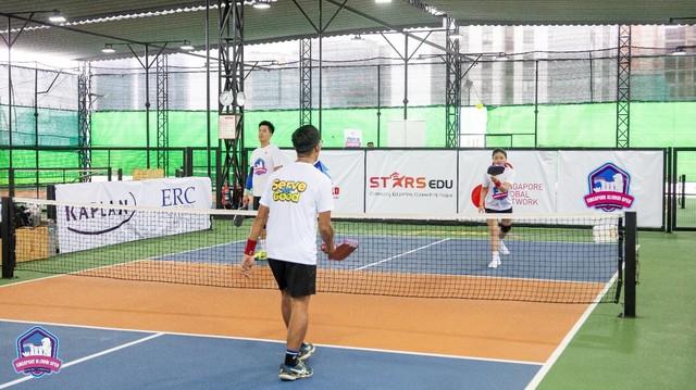 Giải đấu Singapore Alumni Open Pickleball Tournament: Kết nối cựu du học sinh, lan tỏa yêu thương - Ảnh 5.