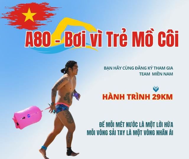 Điều bất ngờ phía sau thử thách bơi mừng Quốc khánh: Chung tay vì trẻ mồ côi - Ảnh 2.
