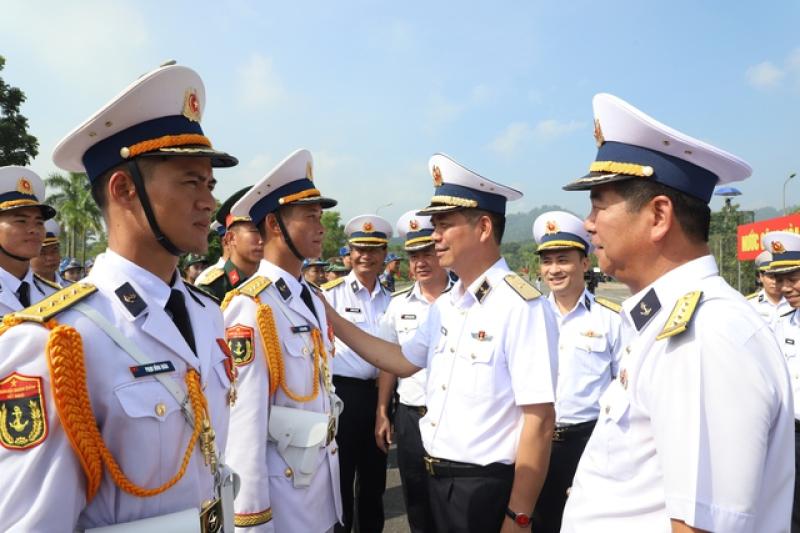 Diễu binh trên biển luyện tập giai đoạn 2, sẵn sàng cho Quốc khánh 2.9- Ảnh 5. Diễu binh trên biển luyện tập giai đoạn 2, sẵn sàng cho Quốc khánh 2.9- Ảnh 5.