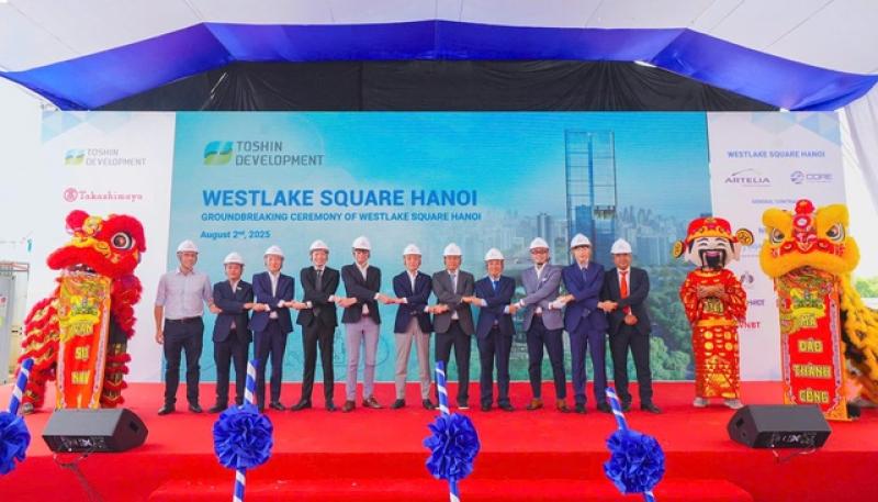 Toshin Development khởi công Westlake Square Hanoi: Dấu mốc mới cho bán lẻ cao cấp Hà Nội- Ảnh 1. Toshin Development khởi công Westlake Square Hanoi: Dấu mốc mới cho bán lẻ cao cấp Hà Nội- Ảnh 1.
