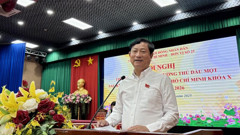 TP.HCM: Cử tri phường Thủ Dầu Một đề nghị dừng thu phí cầu Phú Cường - Ảnh 1. TP.HCM: Cử tri phường Thủ Dầu Một đề nghị dừng thu phí cầu Phú Cường - Ảnh 1.