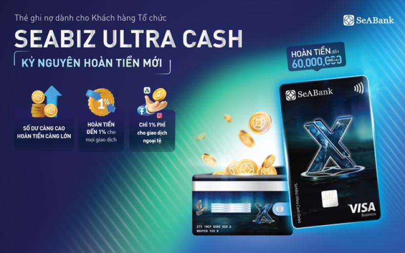 Thẻ SeABiz Ultra Cash của SeABank: 'Lợi ích kép' cho doanh nghiệp- Ảnh 1. Thẻ SeABiz Ultra Cash của SeABank: 'Lợi ích kép' cho doanh nghiệp- Ảnh 1.