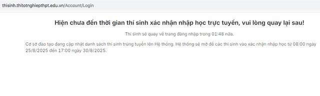 Khi nào Bộ GD-ĐT mở cổng để thí sinh xác nhận nhập học? - Ảnh 1.