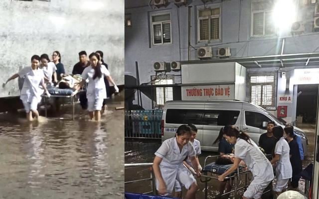 Đẻ rơi con trên taxi giữa mưa lũ , mẹ bầu gửi lời tri ân đến bệnh viện - Ảnh 1.