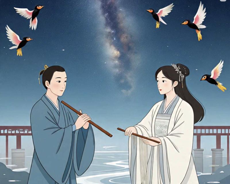 Lịch âm hôm nay 29 tháng 8: Ngày Thất tịch và chuyện tình Ngưu Lang, Chức Nữ- Ảnh 1.