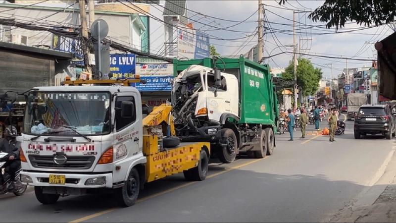 Tai nạn thương tâm trên đường Hà Huy Giáp, 1 người tử vong - Ảnh 1.