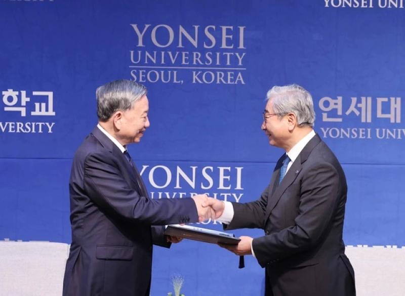 ĐH Yonsei nơi Tổng Bí thư vừa nhận bằng Tiến sĩ danh dự có gì đặc biệt? - Ảnh 2.
