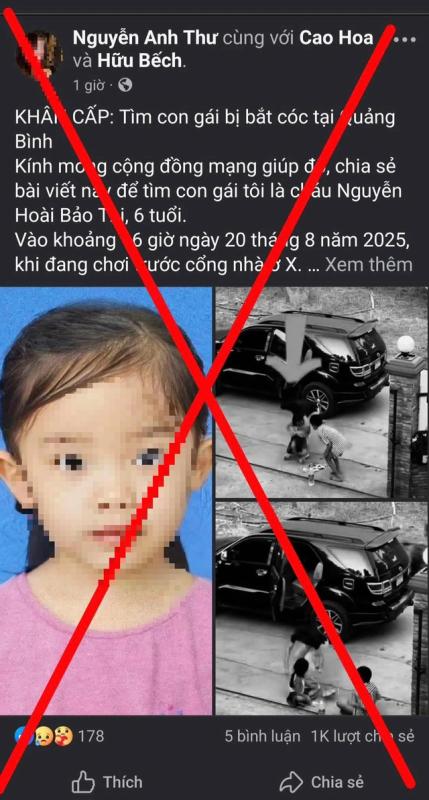 Phát hiện tài khoản ảo hết tung tin 'bắt cóc trẻ em' đến 'kêu gọi từ thiện'- Ảnh 1.