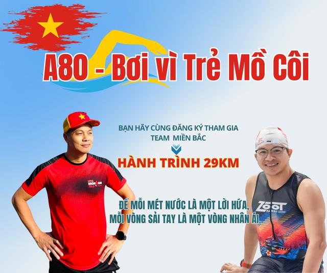 Điều bất ngờ phía sau thử thách bơi mừng Quốc khánh: Chung tay vì trẻ mồ côi - Ảnh 1.