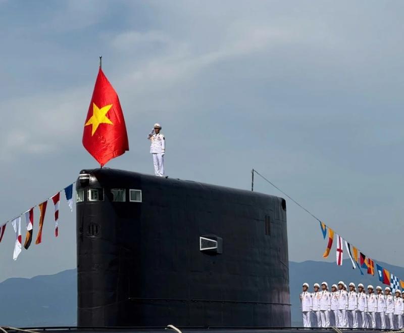 Diễu binh trên biển luyện tập giai đoạn 2, sẵn sàng cho Quốc khánh 2.9- Ảnh 2. Diễu binh trên biển luyện tập giai đoạn 2, sẵn sàng cho Quốc khánh 2.9- Ảnh 2.