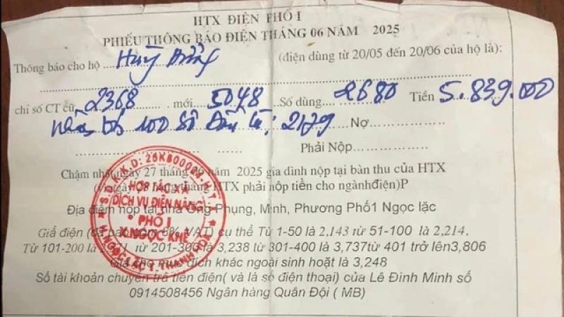 Tiền điện tăng cao hơn 30 lần gây hoang mang cho người dân tại thanh hóa - Ảnh 1. Tiền điện tăng cao hơn 30 lần gây hoang mang cho người dân tại thanh hóa - Ảnh 1.
