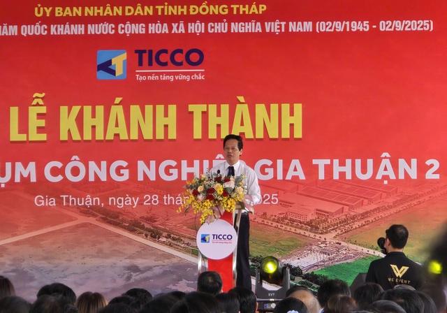Đồng Tháp khánh thành CCN Gia Thuận 2, mở rộng cực tăng trưởng phía đông- Ảnh 2.