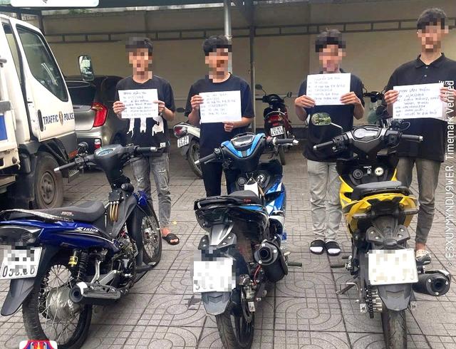 TP.HCM: Bắt tạm giam 17 thanh thiếu niên tụ tụ đua xe trái phép   - Ảnh 1.