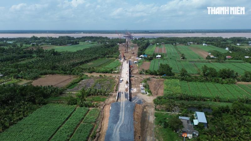 Ngưng cho xe qua cầu Đại Ngãi 2 để tiếp tục thi công - Ảnh 5.