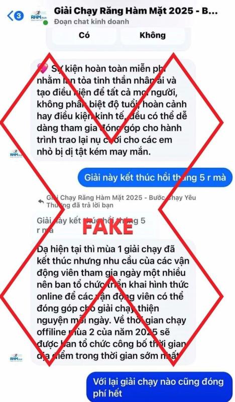 Giả mạo giải chạy “Răng hàm mặt Run” của Bệnh viện Răng hàm mặt Trung ương TP.HCM- Ảnh 4.