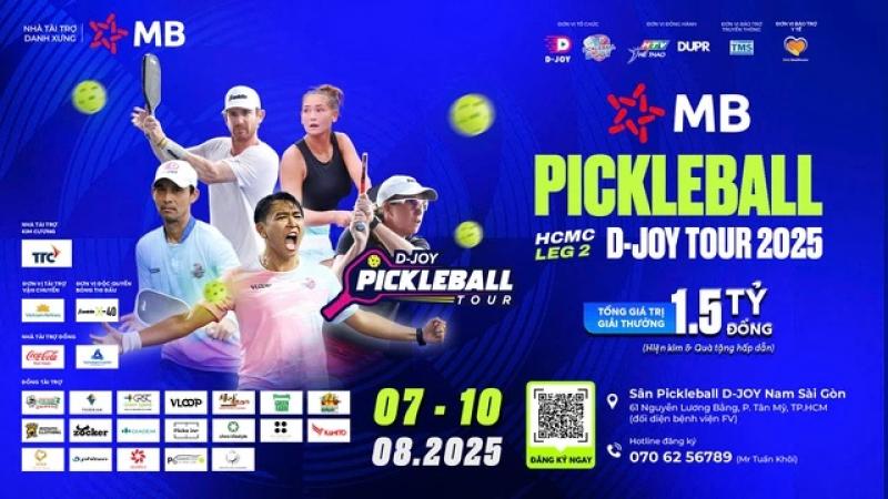 MB Pickleball D-Joy Tour 2025 | HCMC Leg 2 chính thức khởi tranh - Ảnh 1.