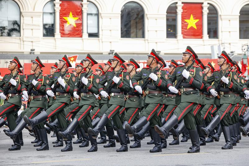 Tổng duyệt lễ diễu binh mừng 80 năm Quốc khánh 2 . 9 Tại Hà Nội - Ảnh 13.