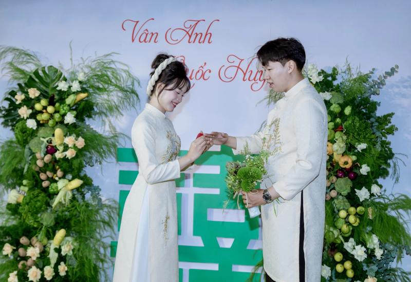 Đám cưới trang trí rau củ tận 500 kg: Khách mời, hàng xóm nhận quà mang về- Ảnh 3. Đám cưới trang trí rau củ tận 500 kg: Khách mời, hàng xóm nhận quà mang về- Ảnh 3.