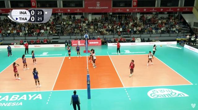 U.21 Thái Lan thắng chóng vánh chủ nhà U.21 Indonesia tại giải bóng chuyền thế giới- Ảnh 1.