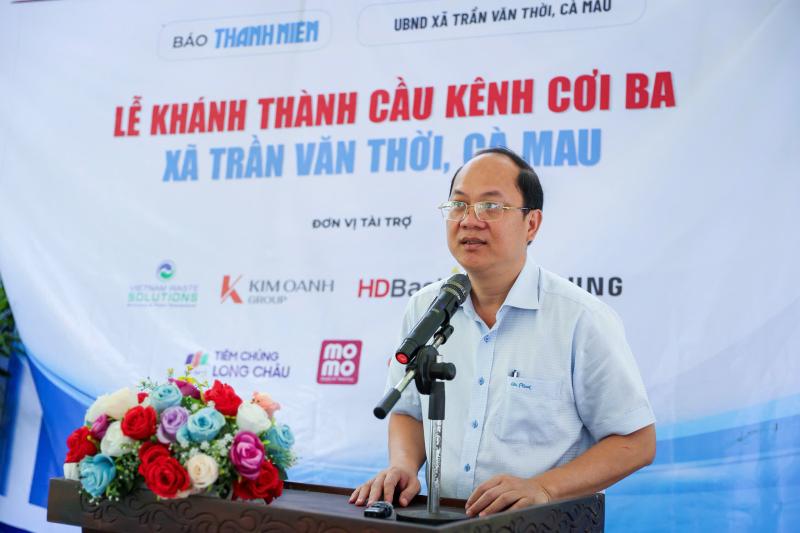 Báo Thanh Niên khánh thành cây cầu 'trong mơ' ở vùng đất cuối bản đồ Việt Nam- Ảnh 3.
