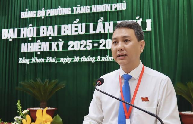 Nguyên Phó chủ tịch TP.Thủ Đức Nguyễn Bạch Hoàng Phụng làm Bí thư phường Tăng Nhơn Phú- Ảnh 2.