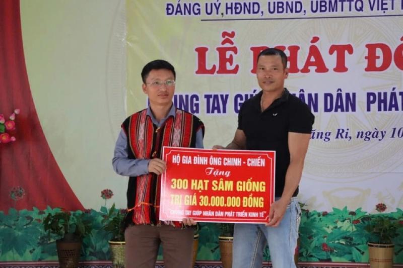1,8 tỉ đồng tiếp sức người Xê Đăng ở Măng Ri khôi phục vườn sâm Ngọc Linh - Ảnh 3.
