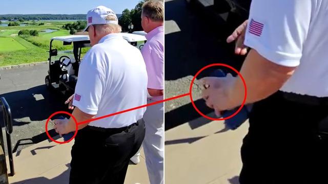 Dấu vết lạ xuất hiện trên mu bàn tay Tổng thống Trump - Ảnh 2.