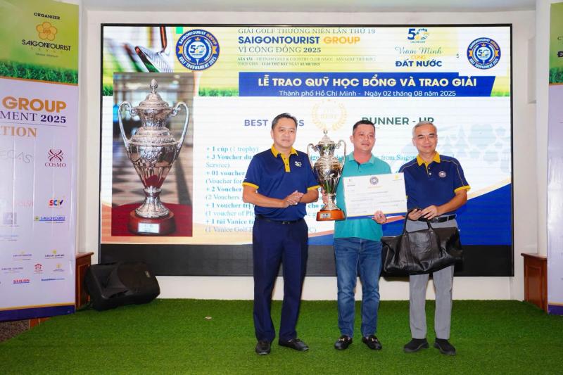 Giải golf Saigontourist Group vì cộng đồng: Hấp dẫn và đầy nhân văn- Ảnh 3.